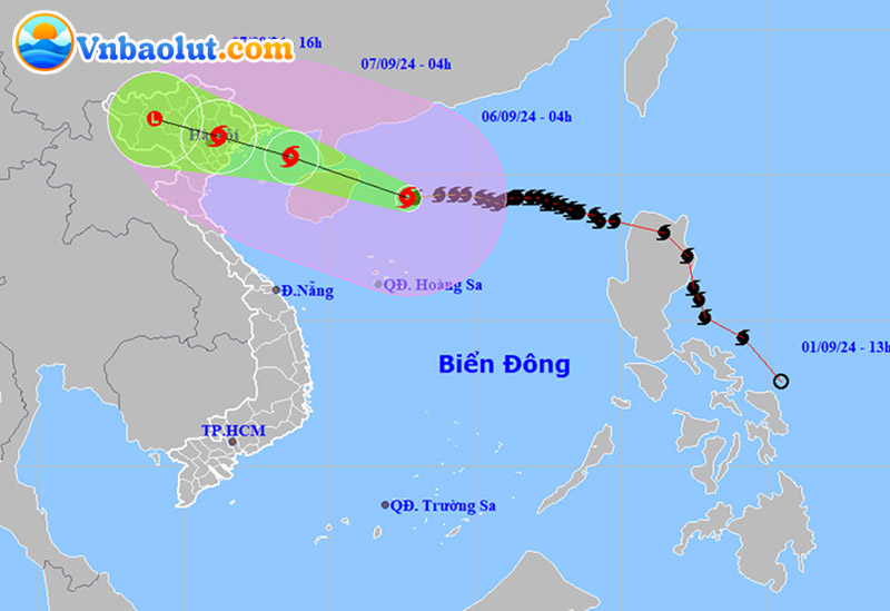 Thông tin về bão số 3 Yagi