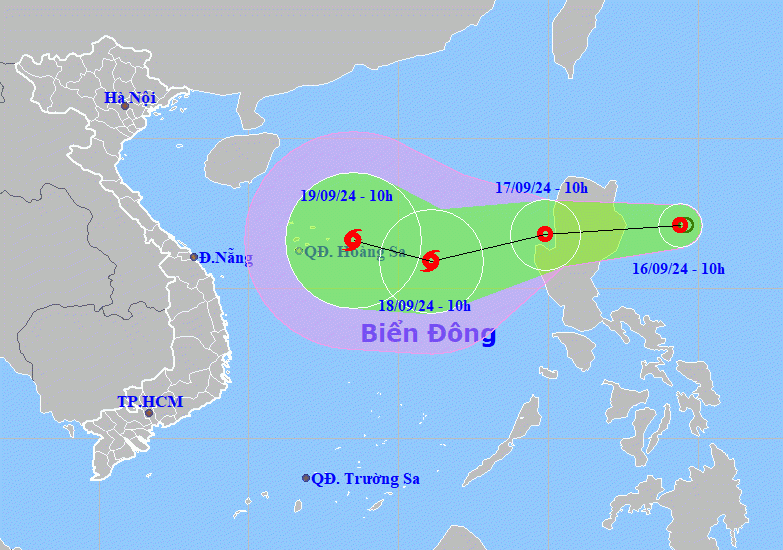 Đường đi bão số 4 4024