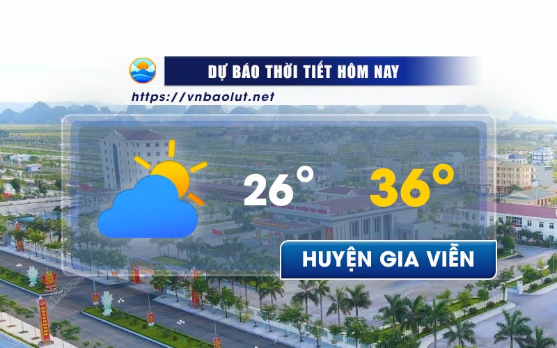 Dự báo thời tiết Huyện Gia Viễn - Ninh Bình