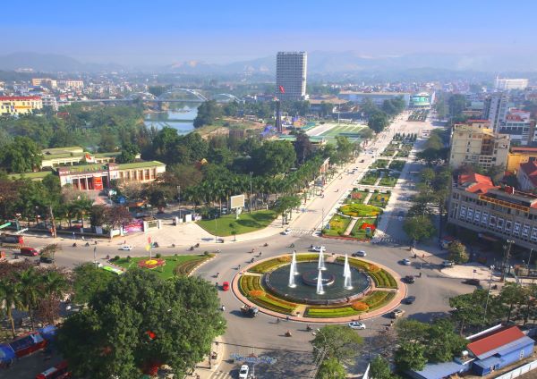 trung tâm thành phố Thái Nguyên